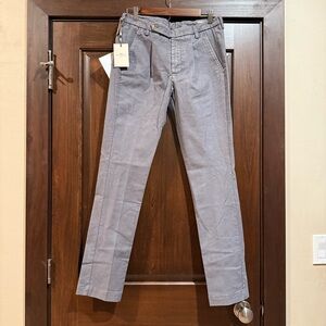 Entre Amis TNT Men's Gray, Italian, business casual straight leg Pants, waist 30